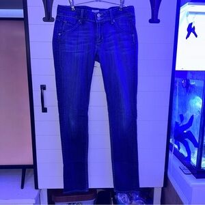 Hudson Jeans Women's Straight Leg Collin Flap Skinny Medium to dark wash